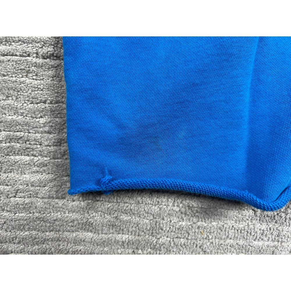 Vineyard Vines Pullover Womens L Blue Quarter Zip Raw Hem Cropped Cotton Logo - Picture 14 of 15